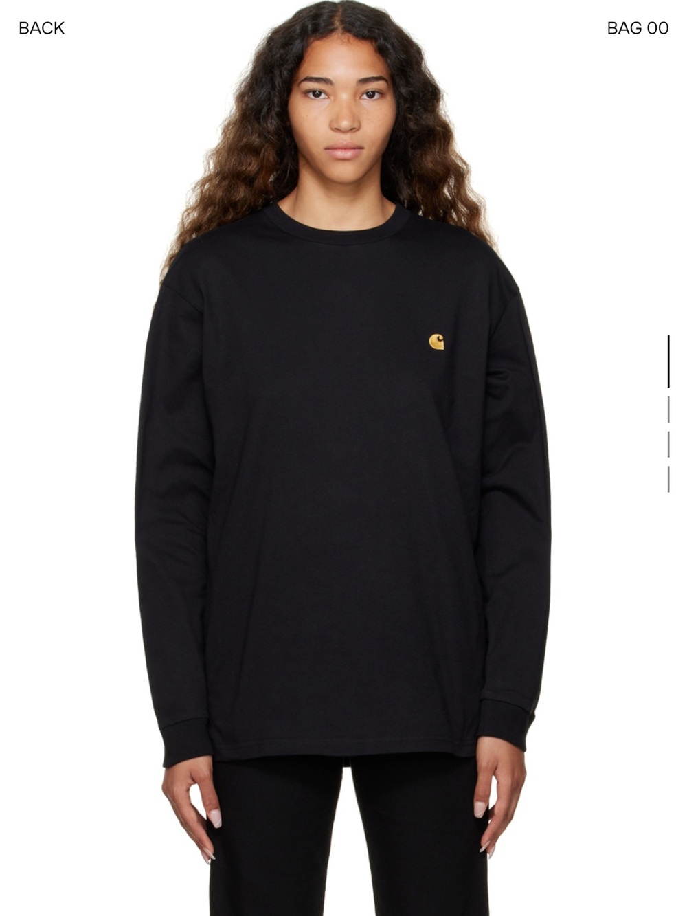 Carhartt Men’s Black Crewneck T-Shirt XS